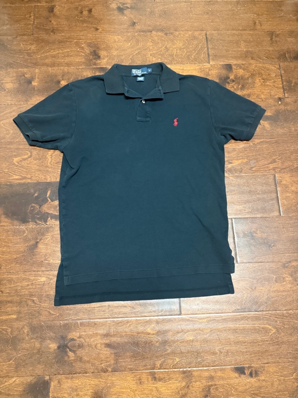 Polo by Ralph Lauren Black Polo with Red Pony Logo